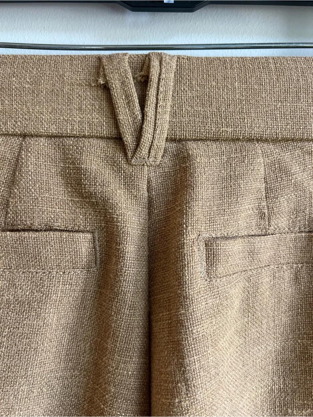 Wit & Wisdom Business Casual Stylish Wide-Leg Frayed Hem Pleated Trousers